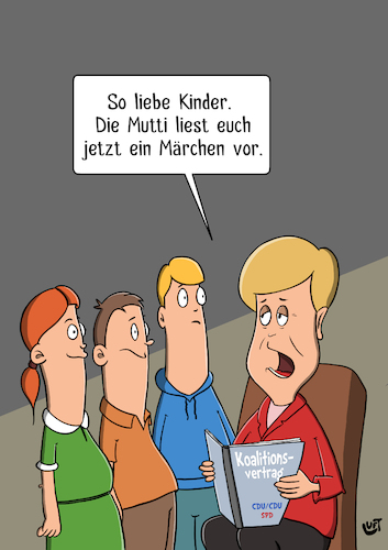 Cartoon: Märchen (medium) by luftzone tagged thomas,luft,cartoon,lustig,politik,cdu,csu,spd,parteien,partei,angela,merkel,koalitionsvertrag,große,koalition,kinder,bundeskanzlerin,bündnis,märchen,buch,innenpolitik,wahlen,thomas,luft,cartoon,lustig,politik,cdu,csu,spd,parteien,partei,angela,merkel,koalitionsvertrag,große,koalition,kinder,bundeskanzlerin,bündnis,märchen,buch,innenpolitik,wahlen