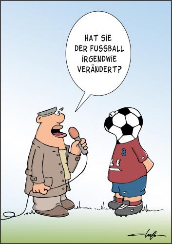 Nichts als Fußball im Kopf.