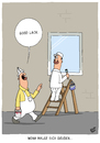 Cartoon: Begrüßung (small) by luftzone tagged thomas,luft,cartoon,lustig,begrüßung,gruß,maler,leiter,anstreicher,anstreichen,malen,fenster