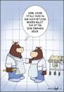 Cartoon: Berufswahl (small) by luftzone tagged cartoon,ochse,bulle,stier,schlachter,metzger,fleischer,beil