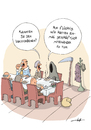 Cartoon: Leichenschmaus (small) by luftzone tagged cartoonalarm,cartoon,thomas,luft,luftzone,tot,tod,sensenmann,leichenschmaus,bestattung,essen,feier,oma,opa,alte,sense,stuhl,stühle,hund,garderobe,garderobenständer,suppe,löffel