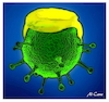 Cartoon: Mutation (small) by Al-Cane tagged mutation,trump,corona