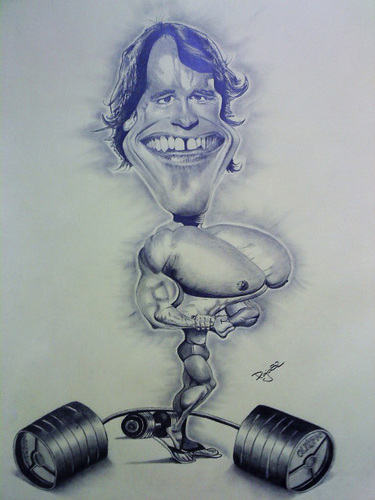 Cartoon: arnold (medium) by Pajo82 tagged arnold