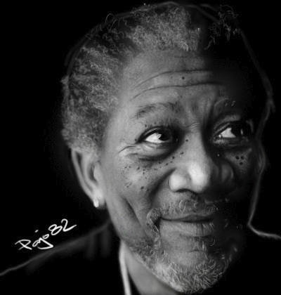 Cartoon: Morgan Freeman (medium) by Pajo82 tagged morgan,freeman