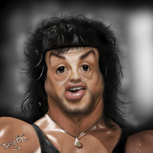 Cartoon: Sylvester Stallone (medium) by Pajo82 tagged sylvester,stallone