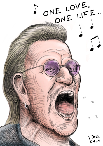 Bono Karikatur Bono Karikatur