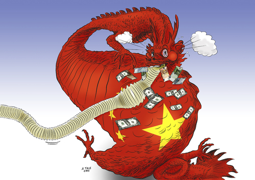Chinesische Blase Chinesische Blase