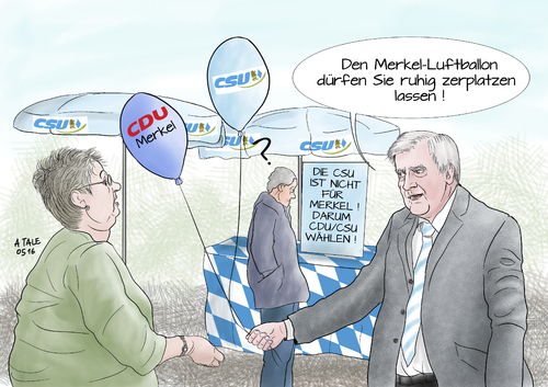 CSU eigener Wahlkampf CSU eigener Wahlkampf