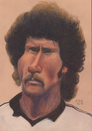 Cartoon: Der Breitner (medium) by Ago tagged breitner,paul,bayern,münchen,soccer,football,fußball,wm,fifa,worldcup,weltmeister,weltmeisterschaft,deutschland,1974,1982,finale,portrait,porträt,caricature,karikatur,cartoon,tale,agostino,natale