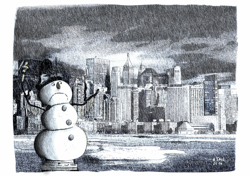 Cartoon: Eiszeit in NY (medium) by Ago tagged ausnahmezustand,chaos,schneechaos,schnee,klimawandel,klima,wetterextreme,freiheitsstatue,schneemann,york,new,neuengland,nordostamerika,usa,winter,kältewelle,wetter,unwetter,kälte,schneesturm,schneesturm,kälte,unwetter,winter,usa,nordostamerika,new,york,schneemann,freiheitsstatue,wetterextreme,klima,klimawandel