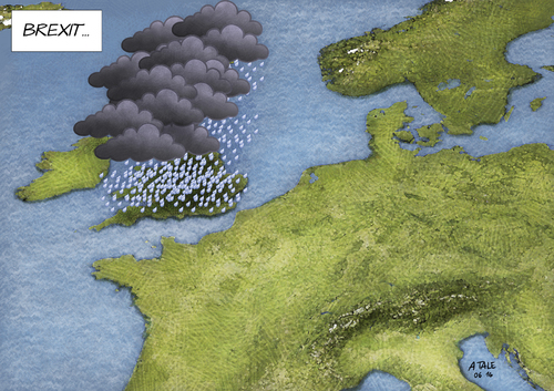 Cartoon: Englischer Landregen (medium) by Ago tagged wolken,dunkle,klima,landregen,regen,wetter,machtverlust,nachteile,zerfall,folgen,abspaltung,union,europaeische,eu,verbleib,volksentscheid,referundum,abstimmung,entscheidung,grossbritannien,england,premierminister,cameron,david,labour,tories,remain,brexit,brexit,remain,tories,labour,david,cameron,premierminister,england,grossbritannien,entscheidung,abstimmung,referundum,volksentscheid,verbleib,eu,europaeische,union,abspaltung,folgen,zerfall,nachteile,machtverlust,wetter,regen,landregen,klima,dunkle,wolken,nebel,klischee,politik,karikatur,cartoon,illustration,tale