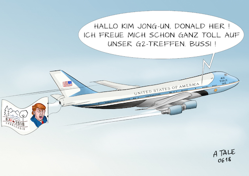 G2-Gipfel Donald und Kim