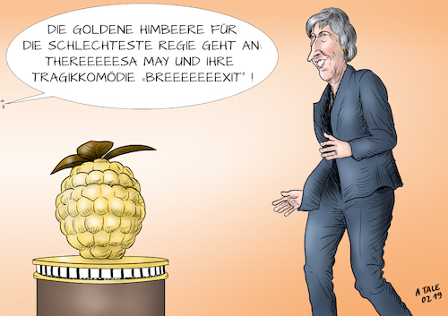 Goldene Himbeere für Theresa May Goldene Himbeere für Theresa May