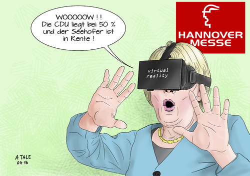 Merkels virtuelle Realität Merkels virtuelle Realität