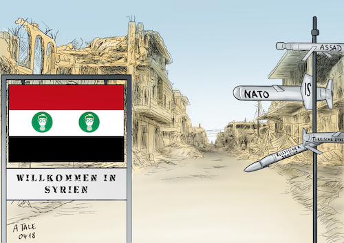 Raketen auf Syrien Raketen auf Syrien