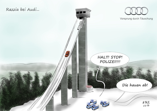 Razzien bei Audi Razzien bei Audi