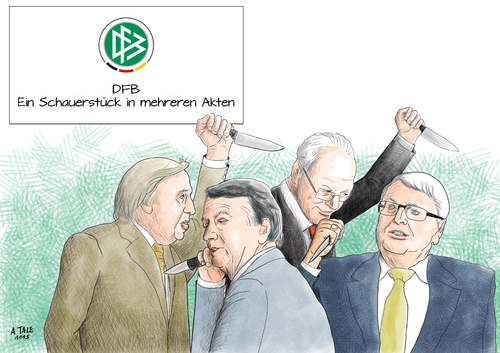 Cartoon: Schauerstück DFB (medium) by Ago tagged dfb,fussball,weltmeisterschaft,2006,deutschland,sommermaerchen,bestechung,schmiergeld,korruption,enttaeuschung,verdacht,der,spiegel,bericht,fifa,bewerbungskomitee,streit,bezichtigungen,beckenbauer,netzer,niersbach,zwanziger,louis,dreyfus,adidas,schwarze,kasse,sport,enthüllung,karikatur,cartoon,dfb,fussball,weltmeisterschaft,2006,deutschland,sommermaerchen,bestechung,schmiergeld,korruption,enttaeuschung,verdacht,der,spiegel,bericht,fifa,bewerbungskomitee,streit,bezichtigungen,beckenbauer,netzer,niersbach,zwanziger,louis,dreyfus,adidas,schwarze,kasse,sport,enthüllung,karikatur,cartoon