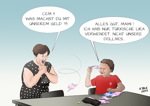 Türkische Lira im Sinkflug Türkische Lira im Sinkflug