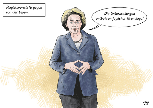 Von der Leyen Plagiatsvorwürfe Von der Leyen Plagiatsvorwürfe