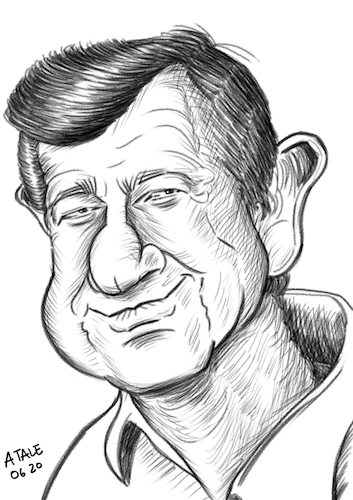 Walter Matthau Karikatur Walter Matthau Karikatur
