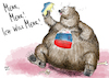 Cartoon: Adipöser Bär (small) by Ago tagged russland,präsident,wladimir,putin,ukraine,krise,angriffskrieg,konfrontation,annektierung,kriegsgebiete,scheinreferenden,völkerrechtswidrig,maßlos,unersättlich,gierig,riesenreich,bär,übergewichtig,adipös,politik,caricature,karikatur,cartoon,pressezeichnung,illustration,ago,agostino,natale