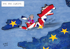 Cartoon: Bye bye Europe (small) by Ago tagged eu,sondergipfel,brüssel,billigung,brexit,abkommen,großbritannien,austritt,vertrag,zukünftige,beziehung,europäische,union,theresa,may,premierministerin,london,düstere,prognose,nachteile,wirtschaft,freizügigkeit,feihandel,untergang,sinken,havarie,politik,karikatur,cartoon,pressezeichnung,illustration,tale,agostino,natale