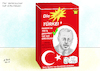 Cartoon: Erdogan Sieger Referendum (small) by Ago tagged türkei,präsident,erdogan,sieg,verfassungsänderung,volksentscheid,referendum,mehrheit,ja,präsidialsystem,knappes,ergebnis,bevölkerung,gespalten,einschränkung,demokratie,gewaltenteilung,trennung,justiz,exekutive,legislative,freie,meinungsäußerung,freiheit,verhaftungen,opposition,eu,beitrittsverhandlungen,europa,krise,politik,karikatur,cartoon,tale,agostino,natale