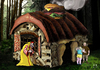 Cartoon: Hänsel und Gretel 2.0 (small) by Ago tagged hänsel,gretel,märchen,hexe,fast,food,ernährung,übergewicht,nutrition,obesity