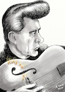 Johnny Cash Karikatur