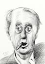 Karikatur Heinrich Böll