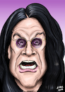 Cartoon: Ozzy Osbourne  Karikatur (small) by Ago tagged ozzy,osbourne,70,geburtstag,heavy,metal,black,sabbath,sänger,britischer,rockmusiker,prince,of,darkness,godfather,karikatur,caricature,gesicht,porträt,portrait,zeichnung,bild,cartoon,pressezeichnung,illustration,tale,agostino,natale