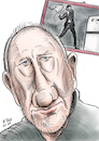 Cartoon: Pete Townshend Karikatur (small) by Ago tagged pete,townshend,the,who,songwriter,musiker,rockband,gitarre,leadgitarrist,hardrock,wegbereiter,heavy,metall,runder,geburtstag,karikatur,caricature,gesicht,porträt,bild,cartoon,pressezeichnung,illustration,tale,agostino,natale