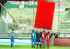 Cartoon: Rote Karte (small) by Ago tagged fußball,bundesliga,tsg,hoffenheim,bayern,münchen,eklat,skandal,mäzen,dietmar,hoppe,ultras,fans,gegner,schmähungen,beleidigungen,derb,vulgär,exzessiv,holzhammer,parolen,spielunterbrechung,lob,spieler,verantwortliche,angemessene,reaktion,ausgewogen,fairplay,rote,karte,stadion,sport,caricature,karikatur,cartoon,pressezeichnung,illustration,tale,agostino,natale