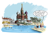 Cartoon: Russische Vorhut (small) by Ago tagged russland,krim,krimkrise,ukraine,anschluss,putin,kreml,landnahme,autokratie,tourismus,russen,neureiche,urlaub,antalya,türkei,beliebt,reiseziel,politik,karikatur,cartoon