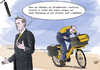 Cartoon: Streikbrecher (small) by Ago tagged deutsche,post,streik,verdi,beamte,streikbrecher,verfassungswidrig,tricks,ausstand,tarifverhandlungen,wirtschaft,gewerkschaft,politik,cartoon,karikatur