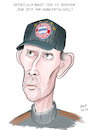 Cartoon: Thomas Tuchel (small) by Ago tagged thomas,tuchel,trainer,bayern,münchen,krise,serie,niederlagen,mager,erfolge,ausbeute,hungertuch,redensart,wortspiel,trennung,saisonende,fußball,sport,karikatur,caricature,gesicht,porträt,bild,cartoon,pressezeichnung,illustration,ago,agostino,natale