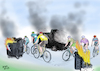 Cartoon: Tour de France (small) by Ago tagged frankreich,unruhen,ausschreitungen,krawalle,gewaltausbrüche,brände,barrikaden,kritik,gewaltspirale,polizei,verkehrskontrolle,tödliche,schüsse,nanterre,vorstadt,paris,banlieue,start,tour,de,france,politik,caricature,karikatur,cartoon,pressezeichnung,illustration,ago,agostino,natale