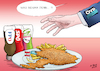 Cartoon: Wiener Schnitzel mit... (small) by Ago tagged österreich,parlamentswahlen,vorgezogen,favorit,sebastian,kurz,övp,prognose,schwierige,koalitionsbildung,richtungswahl,rechtspopulistisch,liberal,fpö,spö,grünen,neos,wiener,schnitzel,sauce,politik,karikatur,cartoon,pressezeichnung,illustration,tale,agostino,natale