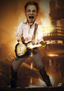 Cartoon: Ze Boss (small) by Ago tagged bruce,springsteen,the,boss,rock,musik,rockstar,saenger,musiker,65,geburtstag,usa,amerika,sozialkritisch,engagiert,stimme,des,kleinen,mannes,bodenstaendig,stahlwerk,gitarre,pose,metall,schmelzen,karikatur,composing,illustration,digital,art