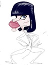 Cartoon: Jessie J (small) by Andyp57 tagged caricature,ipad,sketch,club