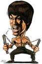 Cartoon: Caricature of Bruce Lee (small) by jit tagged caricature bruce lee 