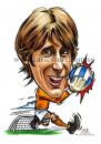 Cartoon: Caricature of Edwin Van Der Sar (small) by jit tagged caricature of edwin van der sar