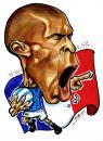 Cartoon: caricature of Thierry Henry (small) by jit tagged caricature,of,thierry,henry