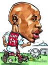 Cartoon: Caricature of Thierry Henry (small) by jit tagged caricature,thierry,henry,