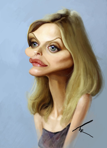 Cartoon: MICHELLE PFEIFFER (medium) by besikdug tagged michelle,pfeiffer,besikdug,georgia,usa,hollywood