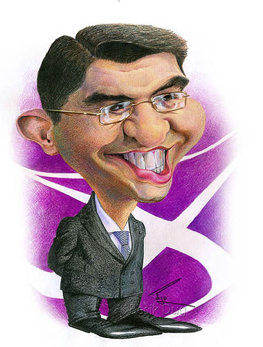 Cartoon: Osman Turan (medium) by besikdug tagged osman,turan,besik,dug,dugashvili,karikatura,georgia,geocell