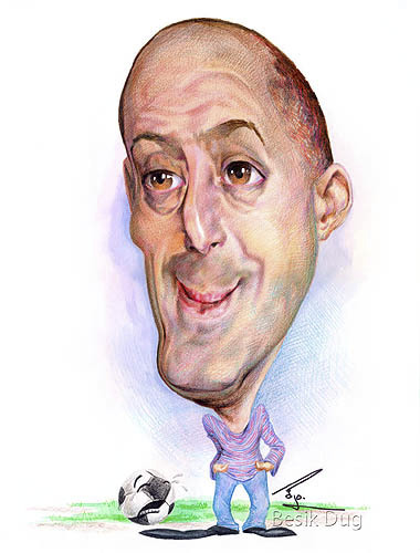 Cartoon: Rezi Arveladze (medium) by besikdug tagged rezi,arveladze,besik,dug,footbol,georgia,karikatura