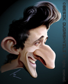 Cartoon: Adrien Brody (small) by besikdug tagged adrien,brody,besikdug,caricature,besik,dugashvili