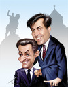 Cartoon: Sarkozy Putin Saakashvili (small) by besikdug tagged sarkozy,putin,saakashvili,besikdug,france,russia,georgia,prezident,karikature,caricature