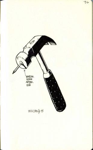 Cartoon: Useles 18 (medium) by freekhand tagged useless,tools,hammer